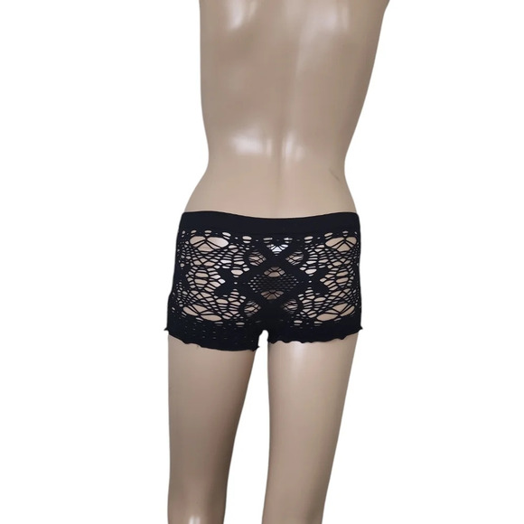 Free People Intimately Seamless Net Shorts - Picture 4 of 5